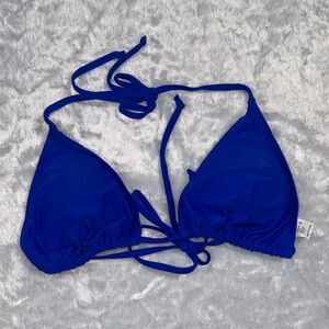 SHEIN Cobalt Blue Triangle Bikini Top